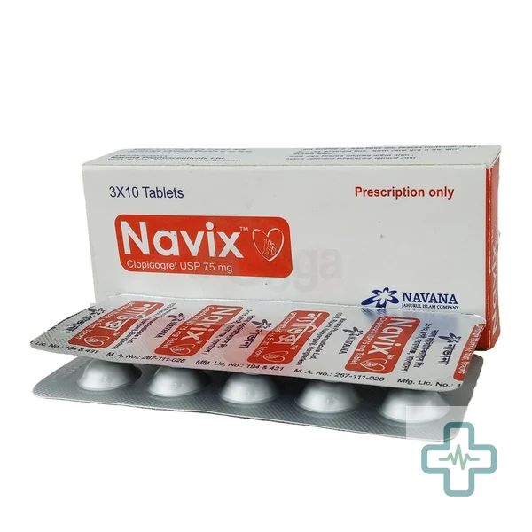Navix 75 mg Tablet — Clopidogrel