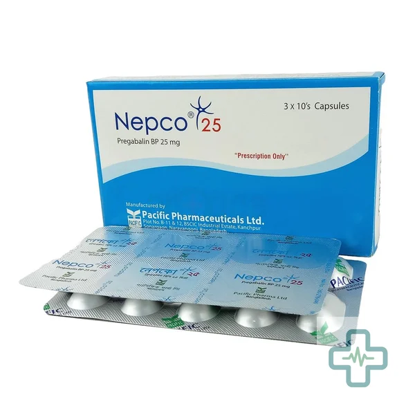 Nepco 25 25 mg Capsule — Pregabalin