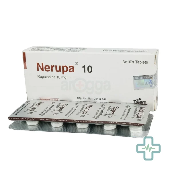 Nerupa 10 10 mg Tablet — Rupatadine