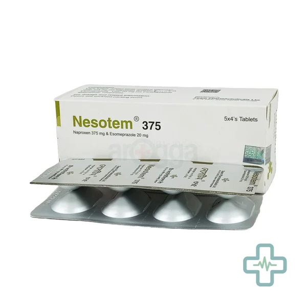 Nesotem 375 20 mg + 375 mg Tablet — Esomeprazole + Naproxen