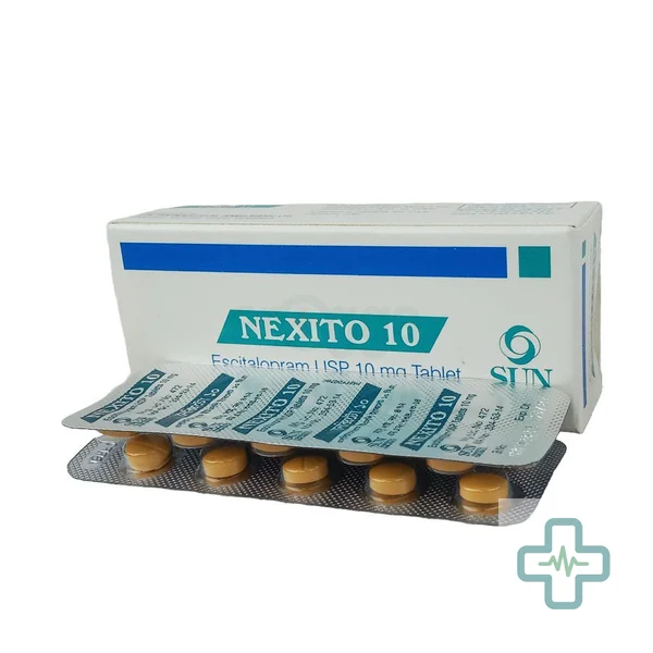Nexito 10 10 mg Tablet — Escitalopram