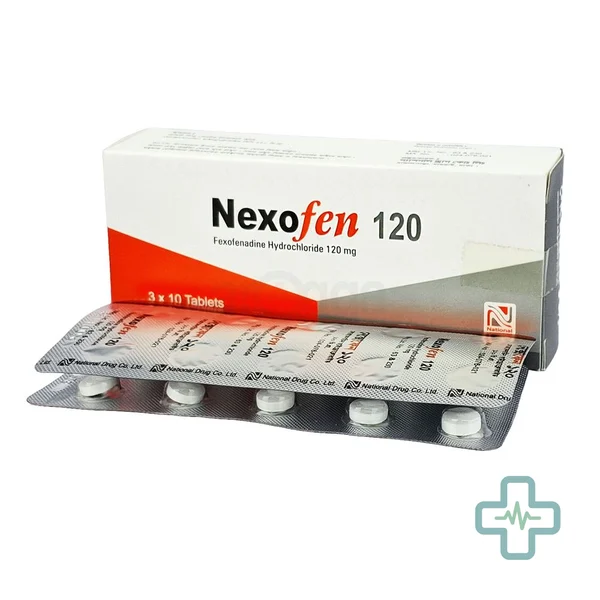 Nexofen 120 120 mg Tablet — Fexofenadine Hydrochloride