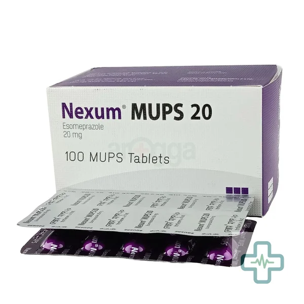 Nexum MUPS 20 20 mg Tablet — Esomeprazole