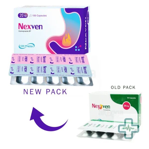 Nexven 20 20 mg Capsule — Esomeprazole