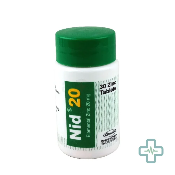 Nid 20 mg Tablet — Zinc