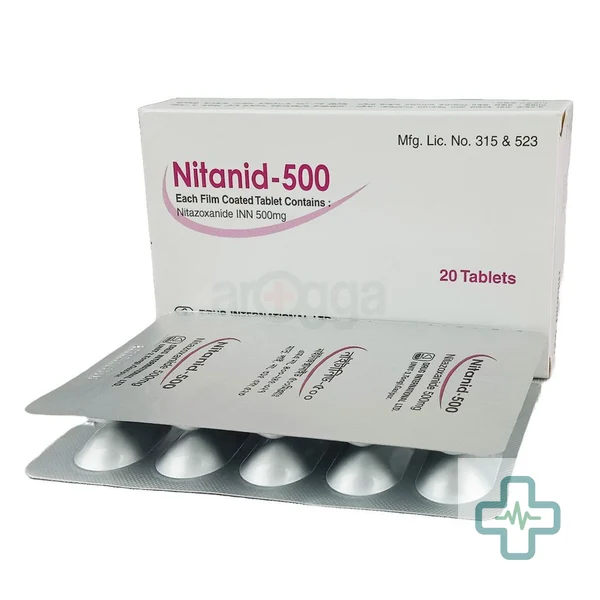 Nitanid 500 mg Tablet — Nitazoxanide