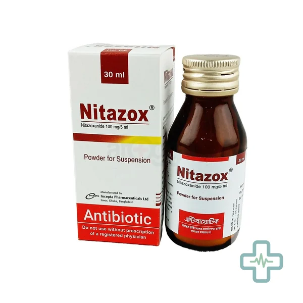 Nitazox 100 mg/5 ml Powder For Suspension — Nitazoxanide