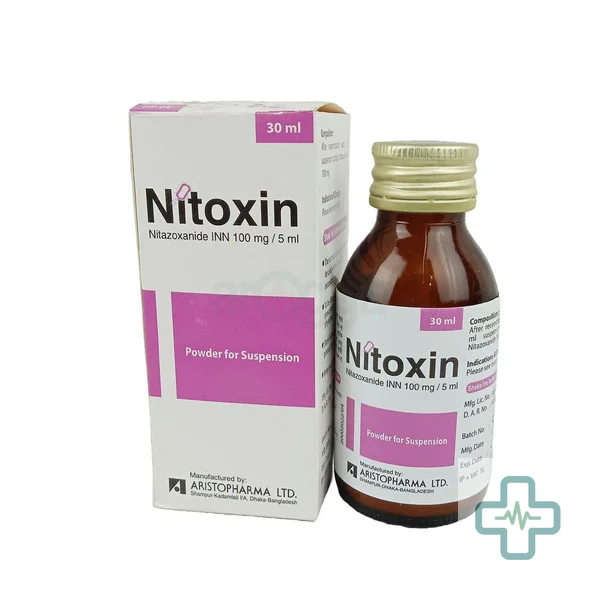 Nitoxin 100 mg/5 ml Powder For Suspension — Nitazoxanide