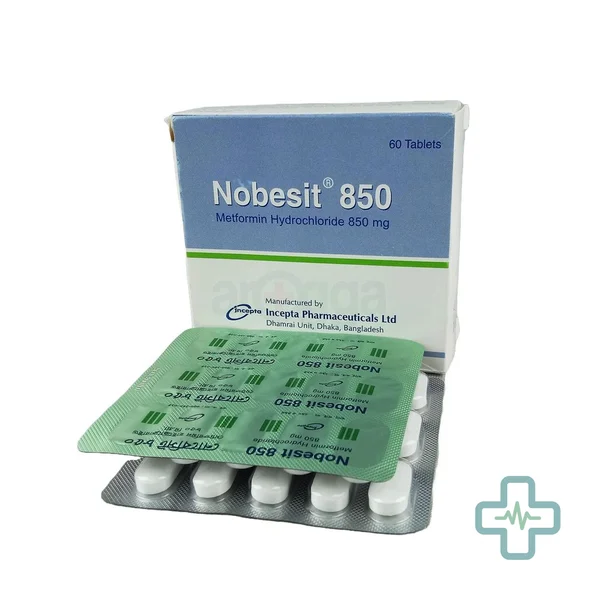 Nobesit 850 850 mg Tablet — Metformin Hydrochloride