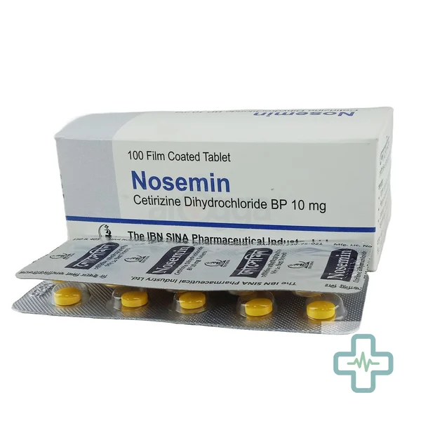 Nosemin 10 mg Tablet — Cetirizine Dihydrochloride
