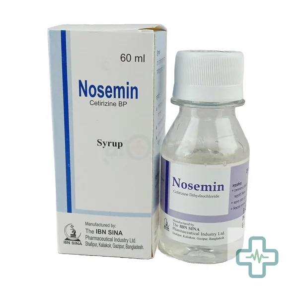 Nosemin 5 mg/5 ml Syrup — Cetirizine Dihydrochloride