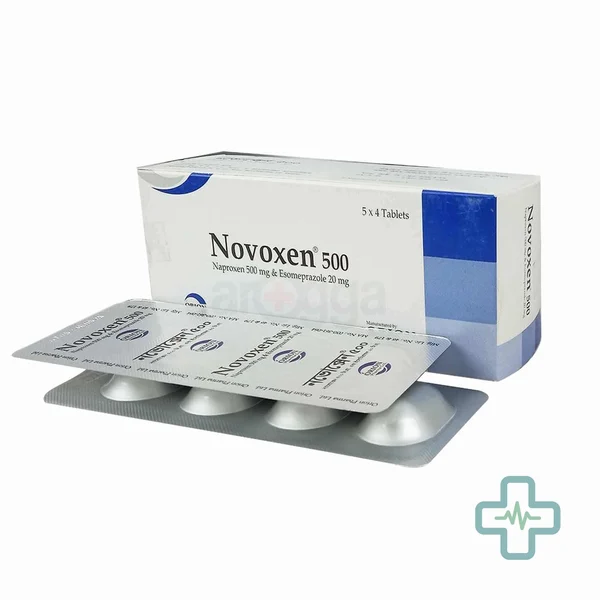 Novoxen 20 mg + 500 mg Tablet — Esomeprazole + Naproxen