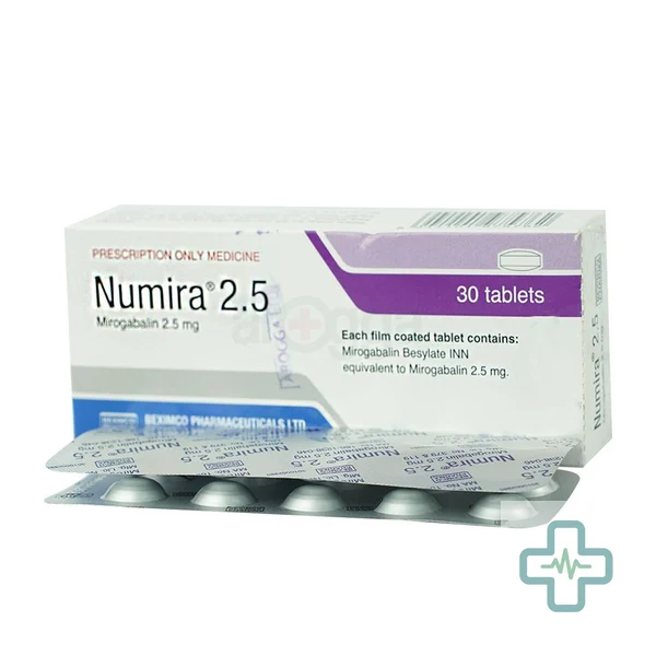 Numira 2.5 2.5 mg Tablet — Mirogabalin