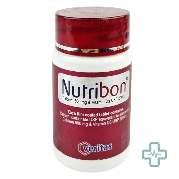 Nutribon 500 mg + 200 iu Tablet — Calcium + Vitamin D3
