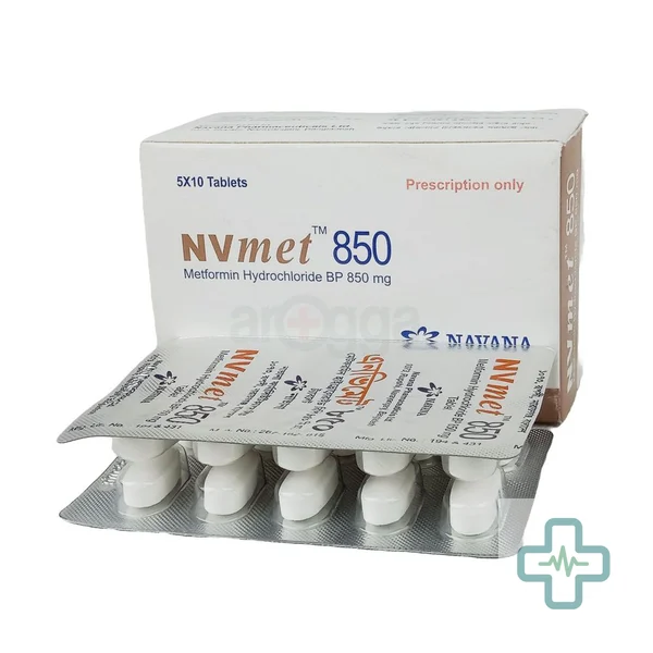 NV-Met 850 mg Tablet — Metformin Hydrochloride