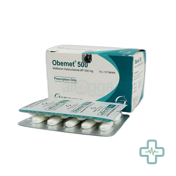 Obemet 500 mg Tablet — Metformin Hydrochloride