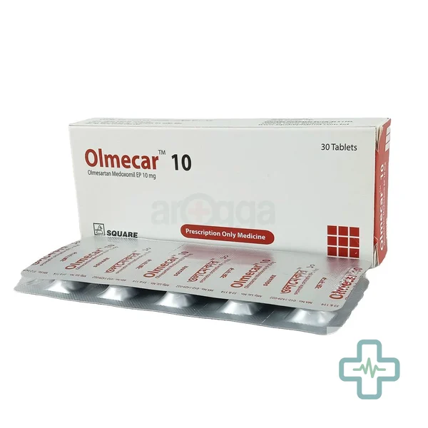 Olmecar 10 10 mg Tablet — Olmesartan Medoxomil
