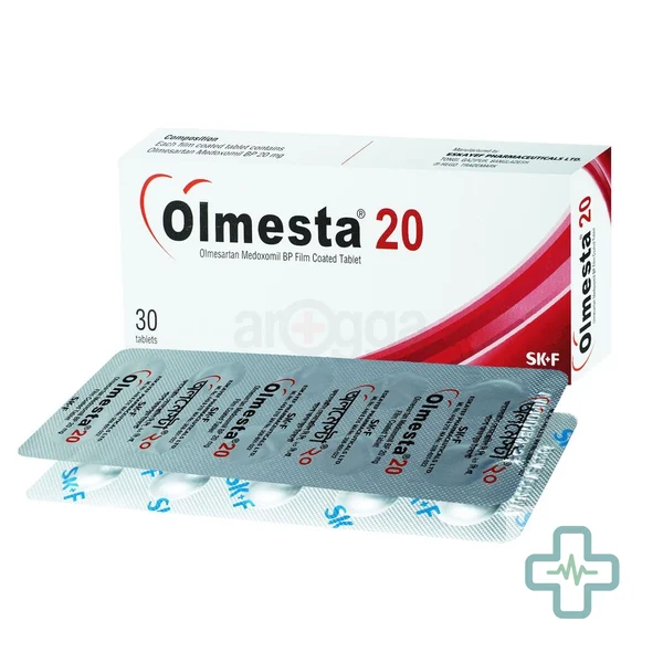 Olmesta 20 20 mg Tablet — Olmesartan Medoxomil