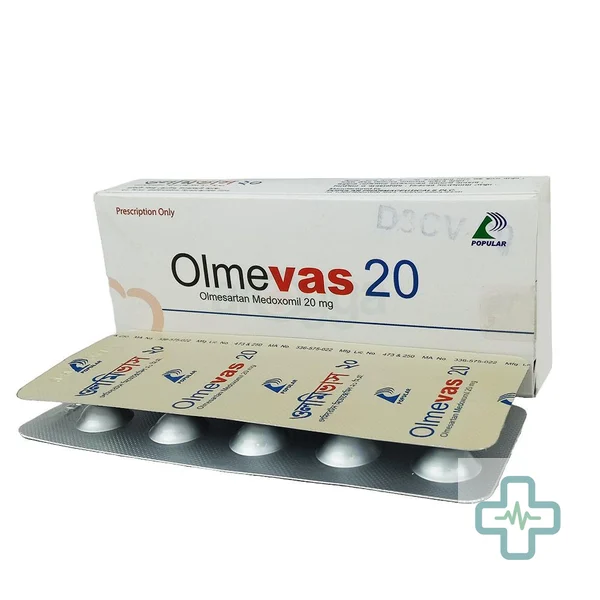 Olmevas 20 20 mg Tablet — Olmesartan Medoxomil