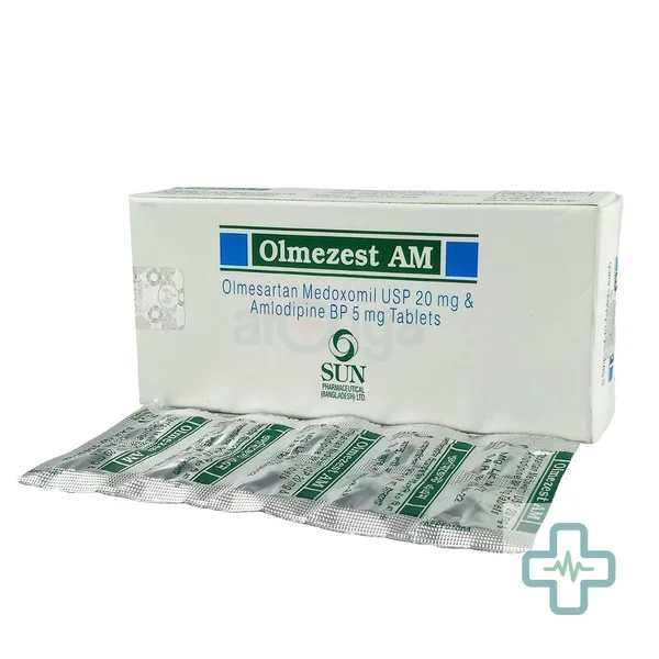 Olmezest AM 5 mg + 20 mg Tablet — Amlodipine + Olmesartan Medoxomil