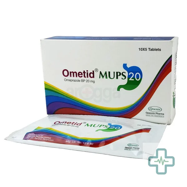Ometid MUPS 20 20 mg Tablet — Omeprazole