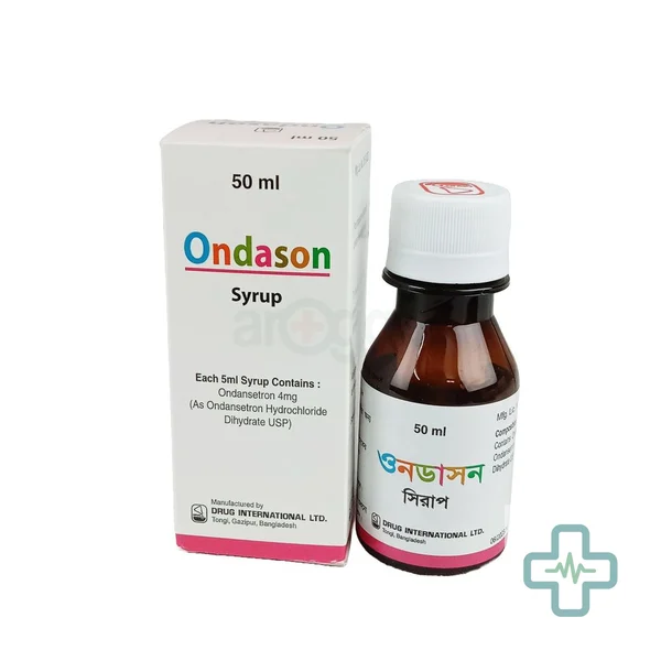 Ondason Oral Liquid 4 mg/5 ml Syrup — Ondansetron