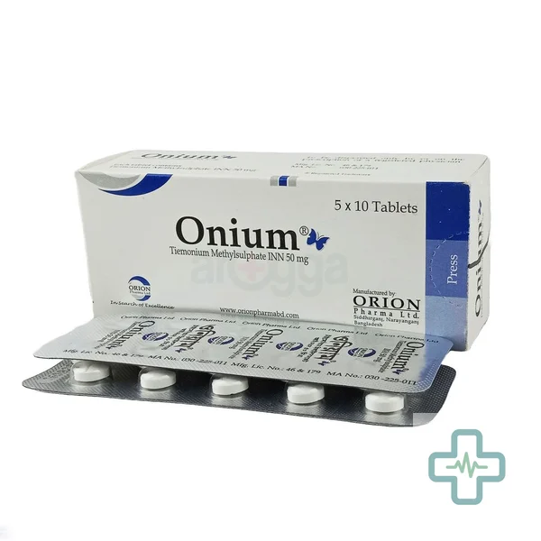 Onium 50 mg Tablet — Tiemonium Methylsulphate
