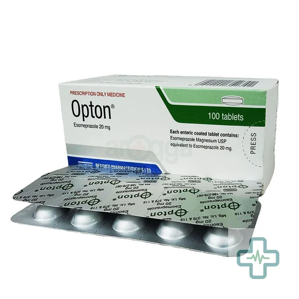 Opton 20 mg Tablet — Esomeprazole