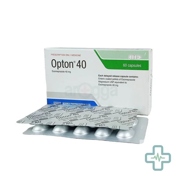Opton 40 40 mg Capsule — Esomeprazole