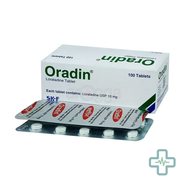 Oradin 10 mg Tablet — Loratadine