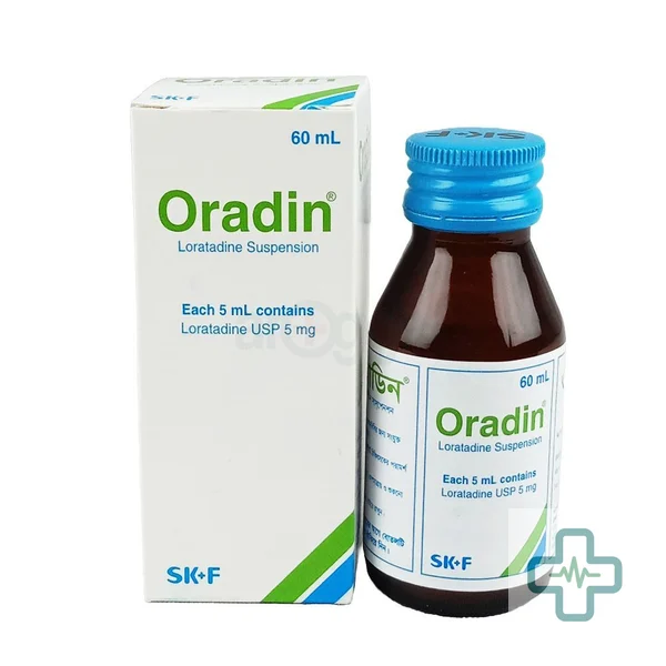 Oradin 5 mg/5 ml Suspension — Loratadine