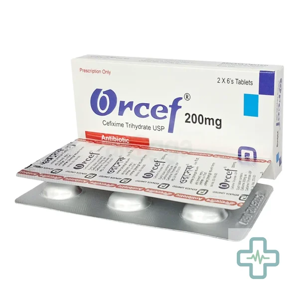 Orcef 200 mg Tablet — Cefixime
