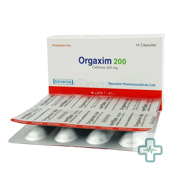 Orgaxim 200 mg Capsule — Cefixime