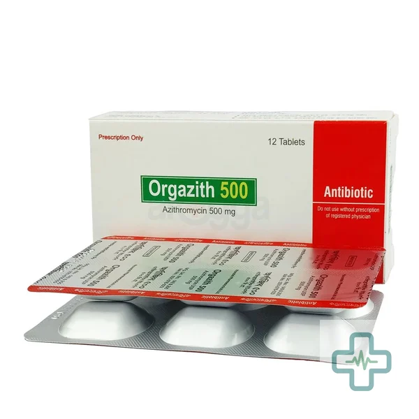 Orgazith 500 500 mg Tablet — Azithromycin