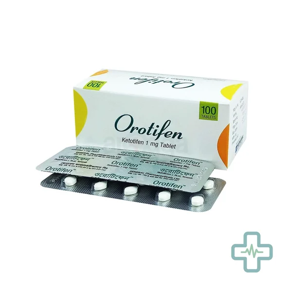 Orotifen 1 mg Tablet — Ketotifen