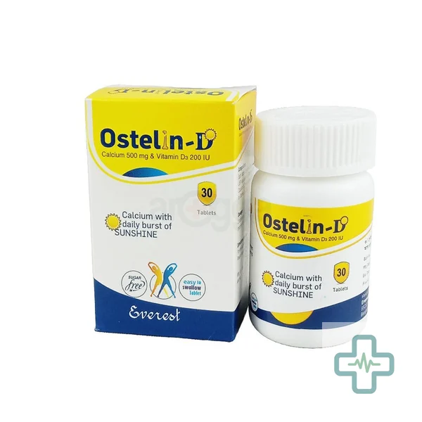 Ostelin 500 mg + 200 iu Tablet — Calcium + Vitamin D3