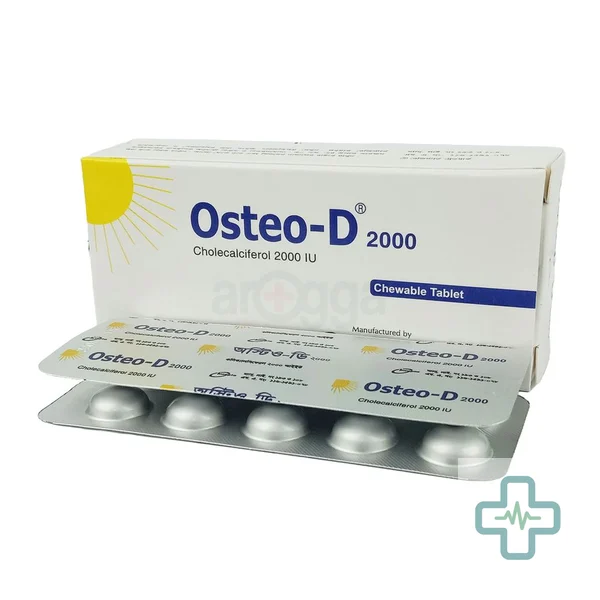 Osteo-D 2000 Chewable Tablet 2000 iu Tablet — Cholecalciferol (Vitamin D3)