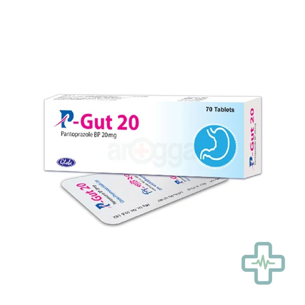 P-Gut 20 20 mg Tablet — Pantoprazole