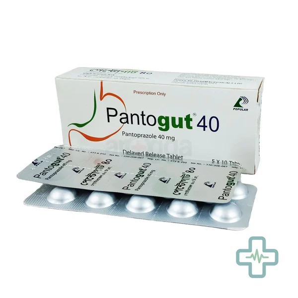 Pantogut 40 mg Tablet — Pantoprazole