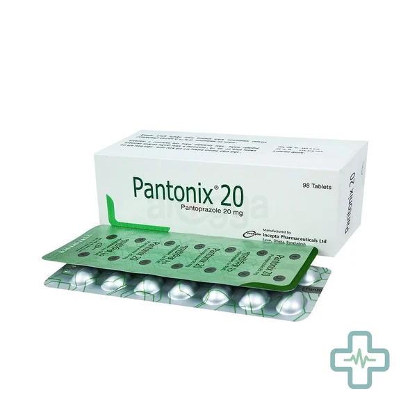 Pantonix 20 mg Tablet — Pantoprazole
