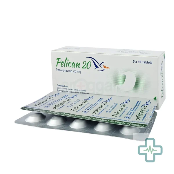 Pelican 20 20 mg Tablet — Pantoprazole