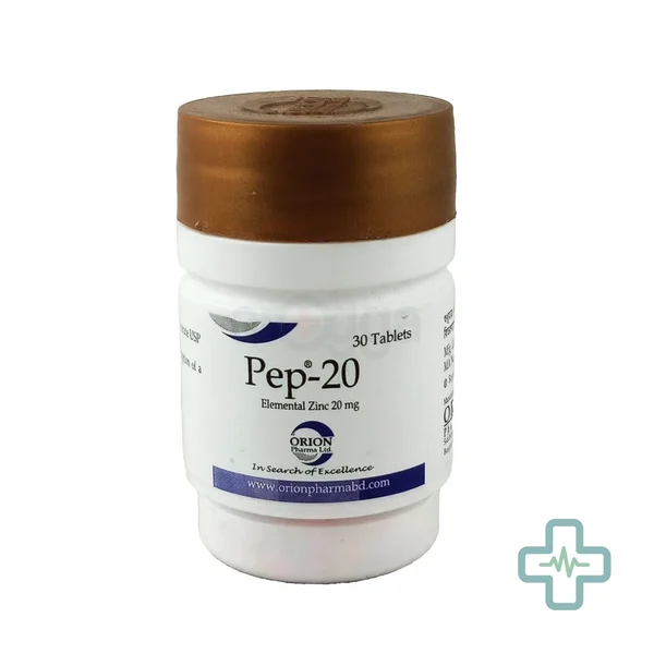 Pep 20 mg Tablet — Zinc
