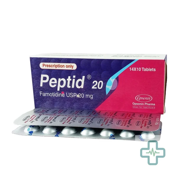 Peptid 20 mg Tablet — Famotidine