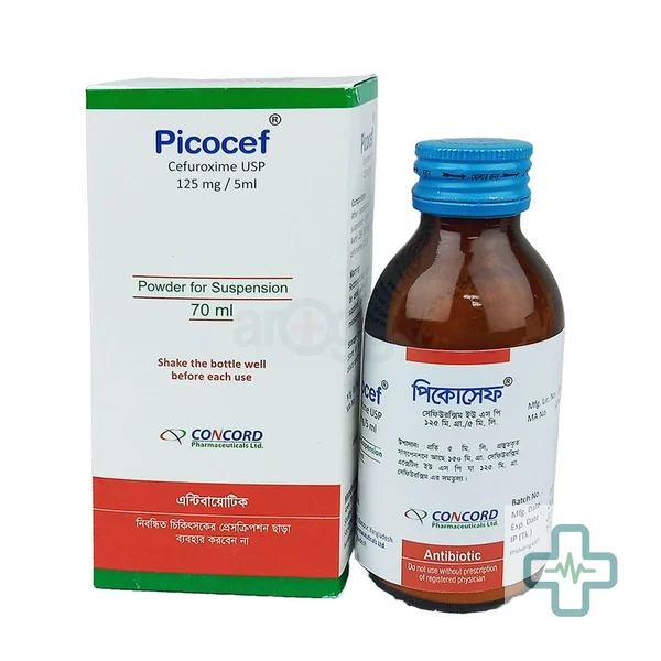 Picocef 125 mg/5 ml Powder For Suspension — Cefuroxime