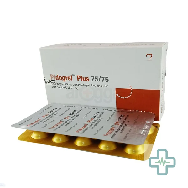 Pidogrel Plus 75 mg + 75 mg Tablet — Aspirin + Clopidogrel