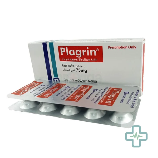 Plagrin 75 mg Tablet — Clopidogrel