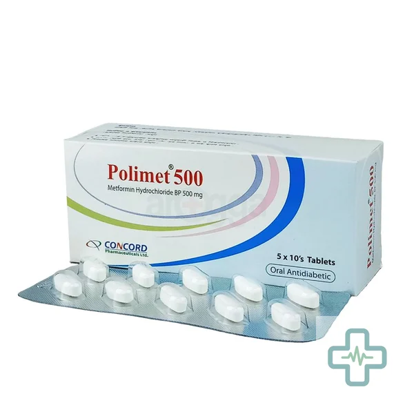 Polimet 500 500 mg Tablet — Metformin Hydrochloride