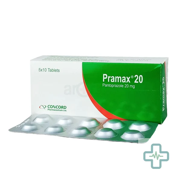 Pramax 20 mg Tablet — Pantoprazole