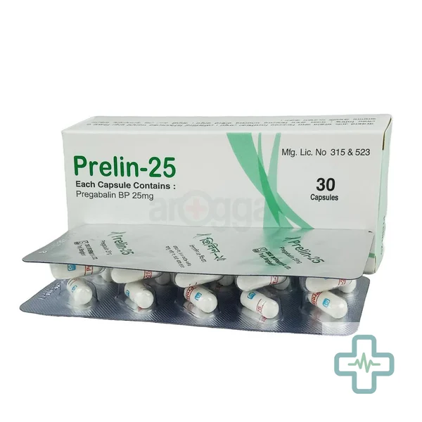 Prelin 25 25 mg Capsule — Pregabalin