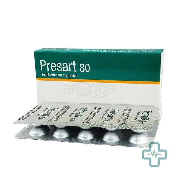 Presart 80 80 mg Tablet — Telmisartan
